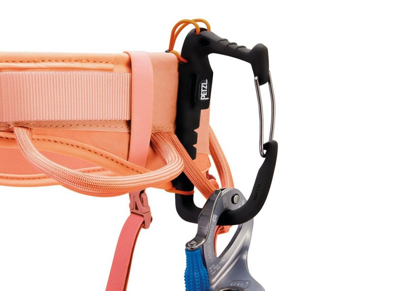 PETZL CORAX LT Women Comfortable  Durable Women's Harness for a Variety of Climbing objectives  M  Coral Sand - Image 5